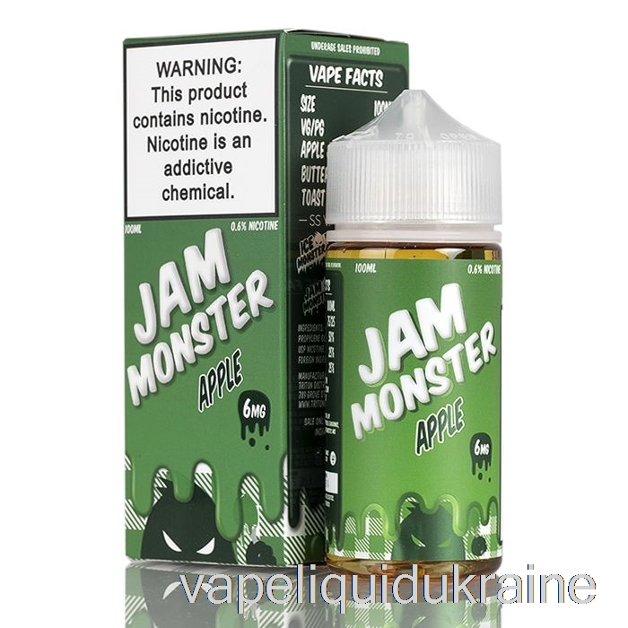 Vape Ukraine Apple - Jam Monster - 100mL 0mg